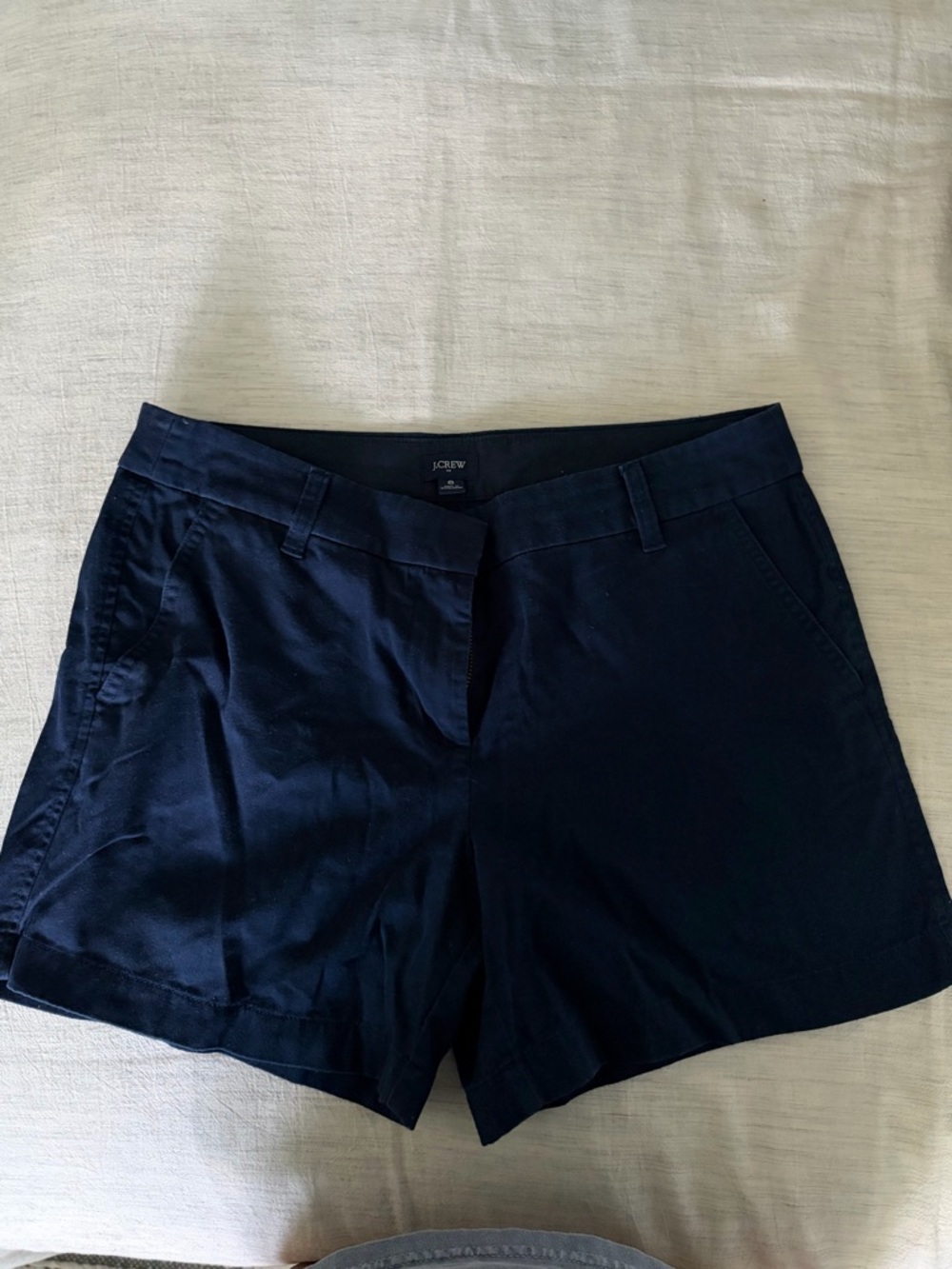 J. Crew Dark Navy Chino Shorts